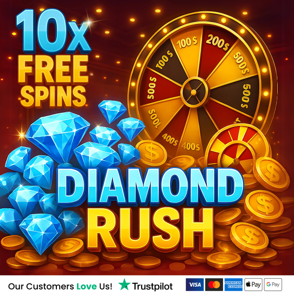 💎 DIAMOND RUSH FREE SPINS! 💎