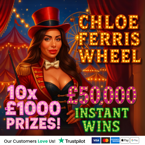 10 CHANCES TO WIN £1000 INSTANTLY!