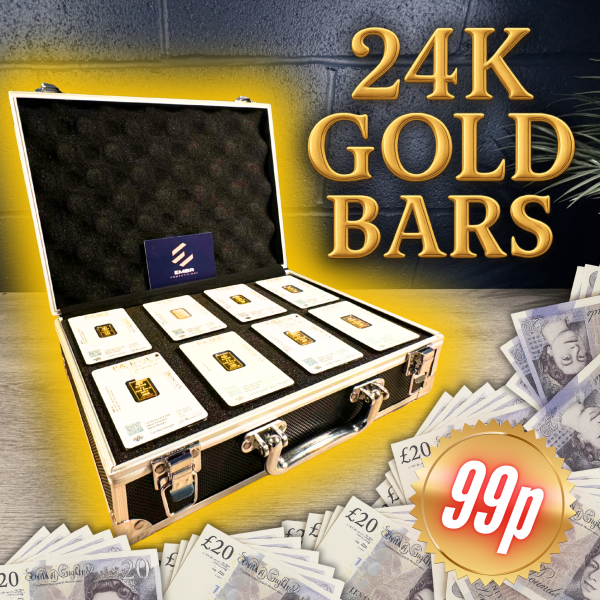 WIN 24K GOLD OR £2,000 CASH!